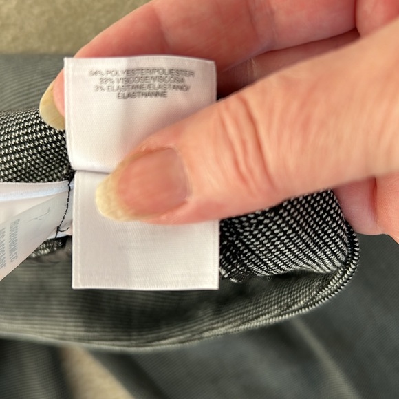 Anne Klein houndstooth pattern dress pants/trousers Sz 6 - Picture 14 of 16